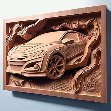 3D модель Honda CR Z (STL)